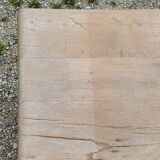 Old brutalist oak farmhouse coffee table