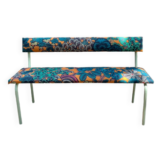 Vintage upholstered bench