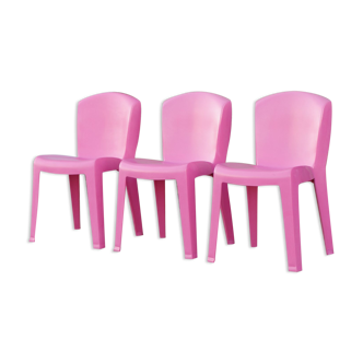 Abs Scalable Model Stackable Chairs by Gabriele Pezzini, 1990s, Set of 3