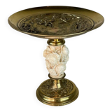 Cup in gilded bronze and ivory