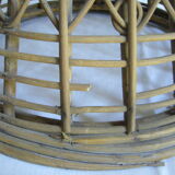 vintage rattan pot door