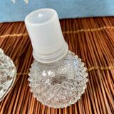 Molded glass decanter