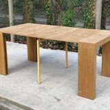 Scandinavian console extendable into a dining table with 3 extensions 180cm