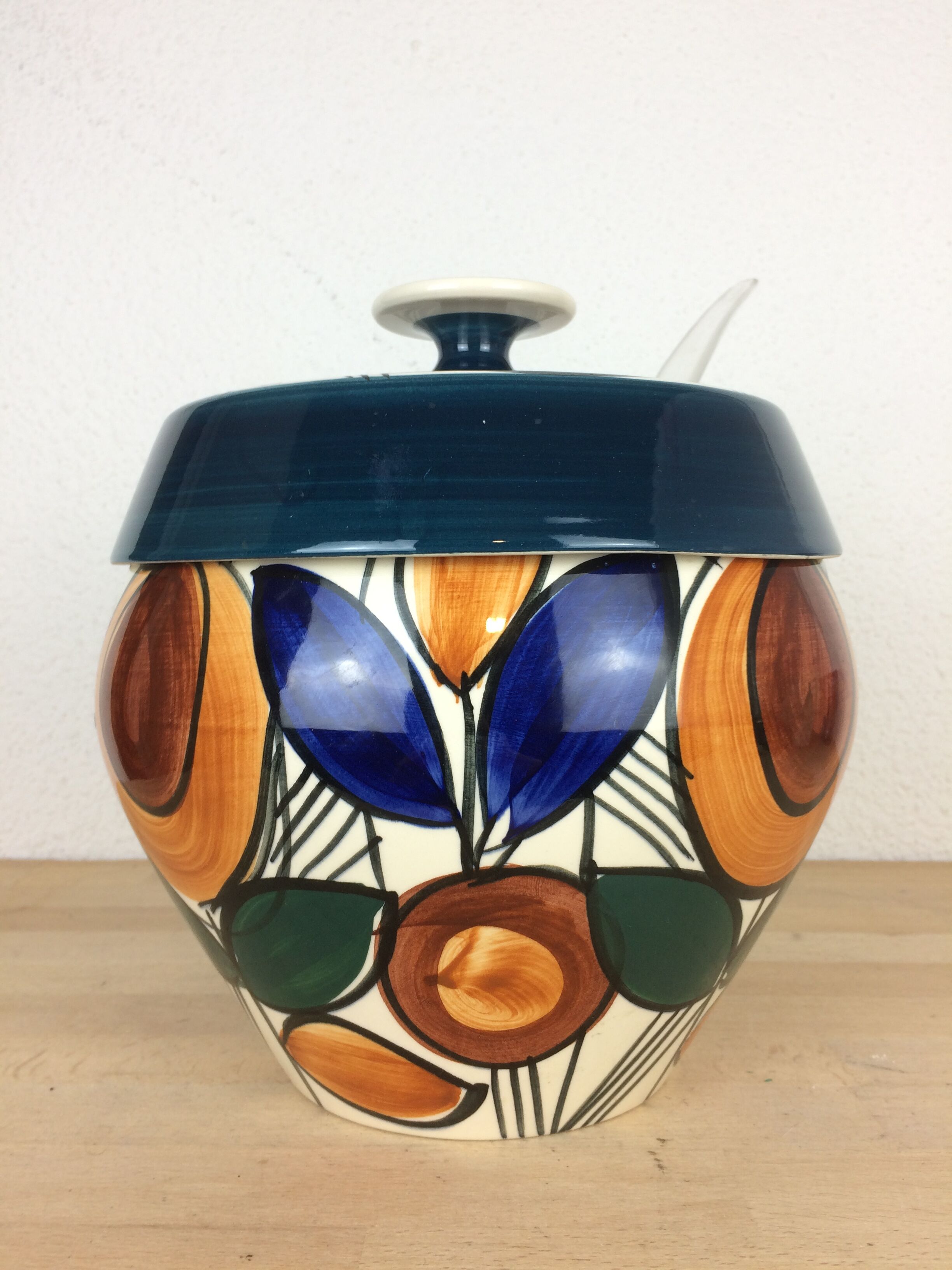 Vintage Aalen ceramic punch bowl