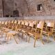 ✨ Set of 50 French modernist stackable chairs – Vintage 1960s