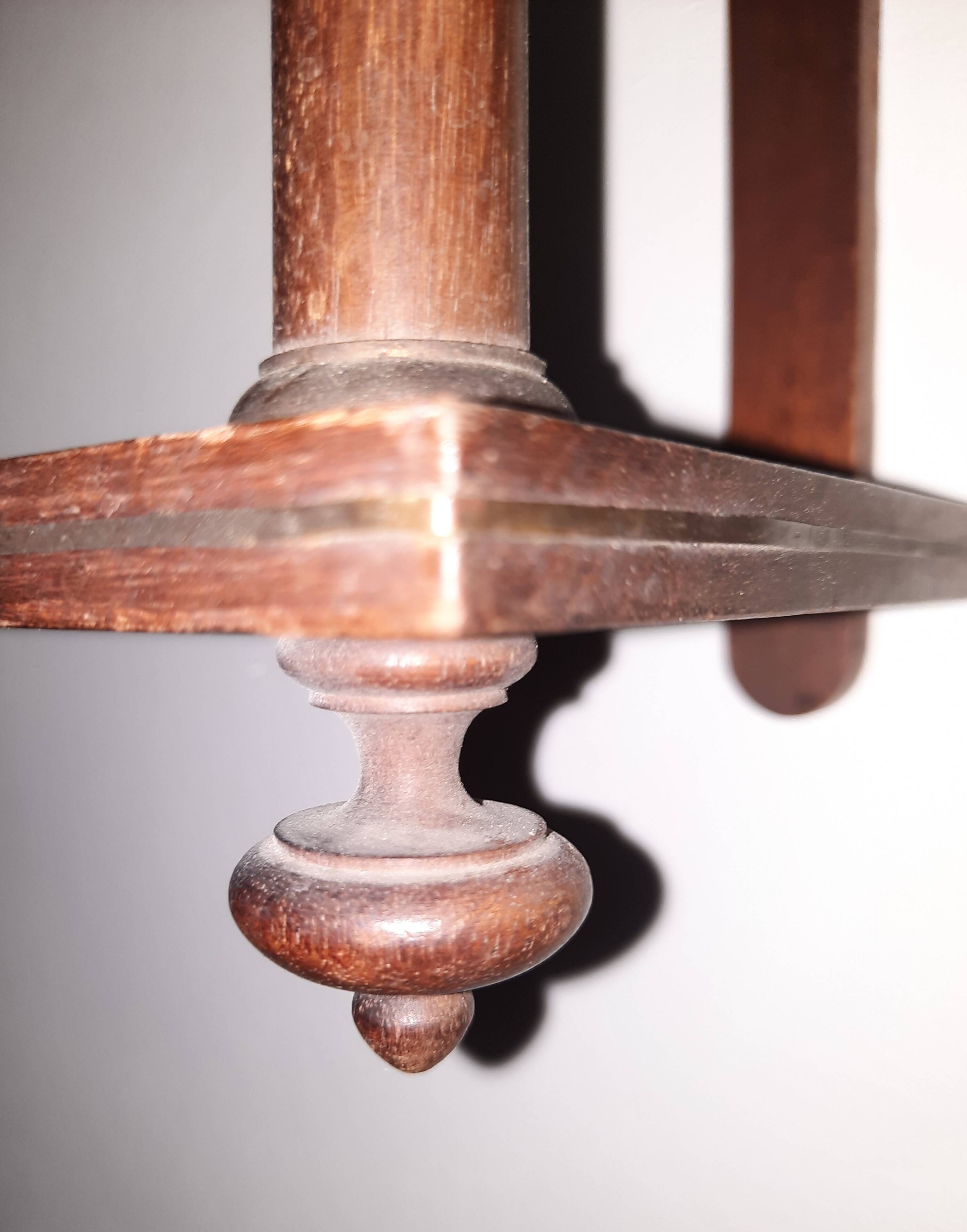 Mahogany wall shelf