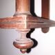 Mahogany wall shelf