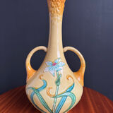 Art Nouveau ceramic vase by Gustave de Bruyn