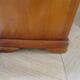 Vintage commode secretary dressing table sliding top 7 drawers cherry wood