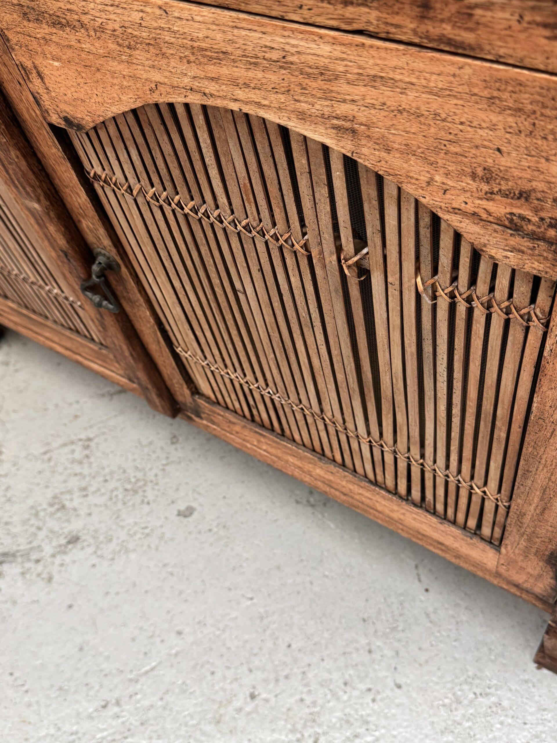 Rattan sideboard