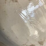 19th-day polished earth dish with godrons