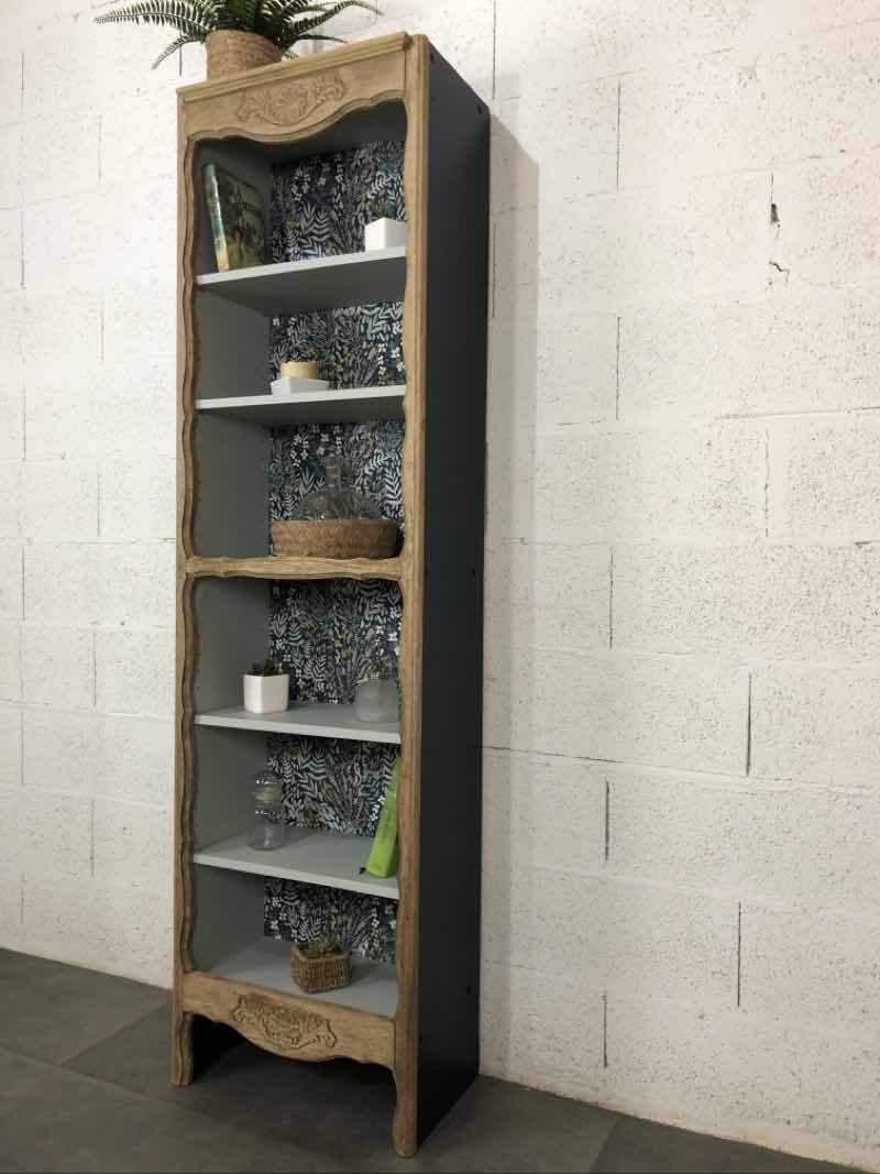Old bookcase shelf
