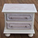 Solid oak bedside