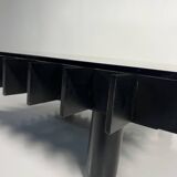 Mid-Century Coffee Table In The Style Of Gianfranco Frattini, Black Wood