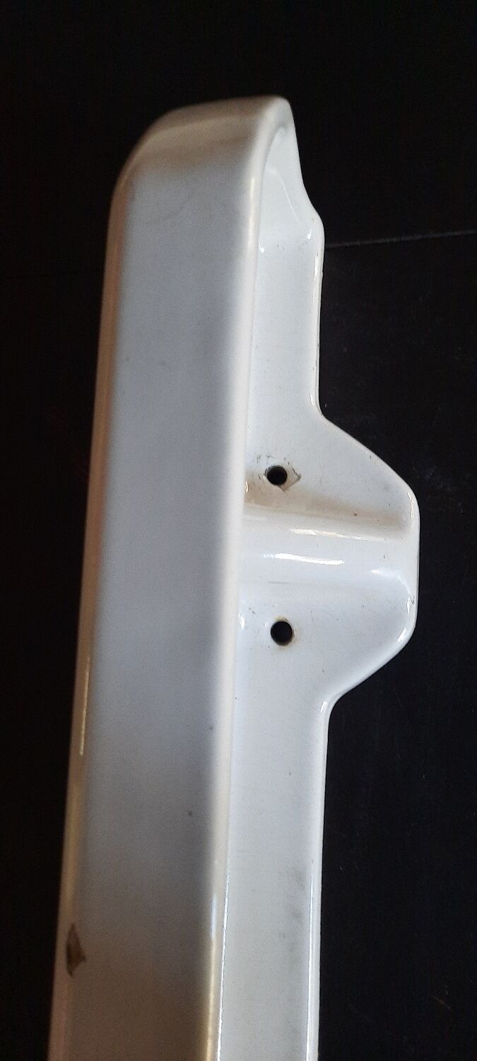 Porcelain bathroom shelf