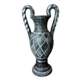 Terracotta ceramic amphora