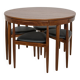Mid-Century Dining Set by Hans Olsen for Frem Røjle, Denmark, 1950s, Set of 5