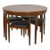Mid-Century Dining Set by Hans Olsen for Frem Røjle, Denmark, 1950s, Set of 5