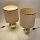 Pair of Italian Brass Table Lamp, 1970s