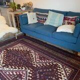 Tapis Afghan ancien en laine 270x186cm