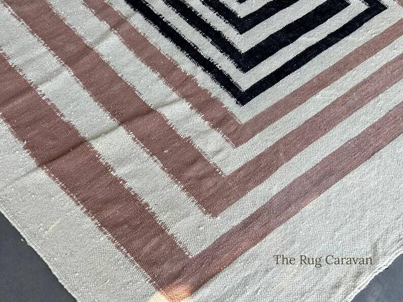 Flat Weave Moroccan Rug Geometric Berber 150/250cm