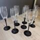 8 Luminarc champagne flutes from the 70s