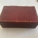 Vintage leather game box