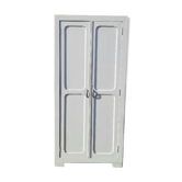 Parisenne cabinet in wood painted double vintage door
