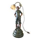 Table lamp, regulator.