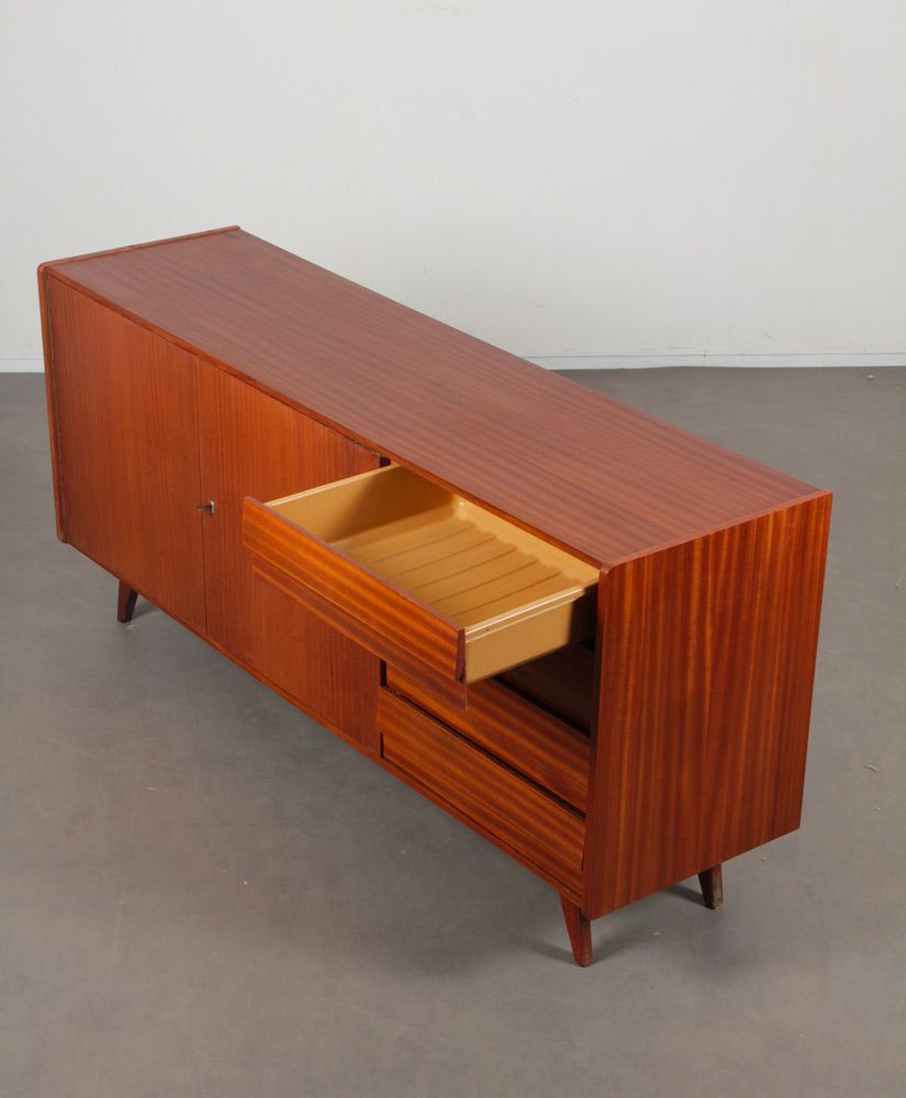 Mahogany enfilade by Jiroutek for Interier Praha, U-460, 1960