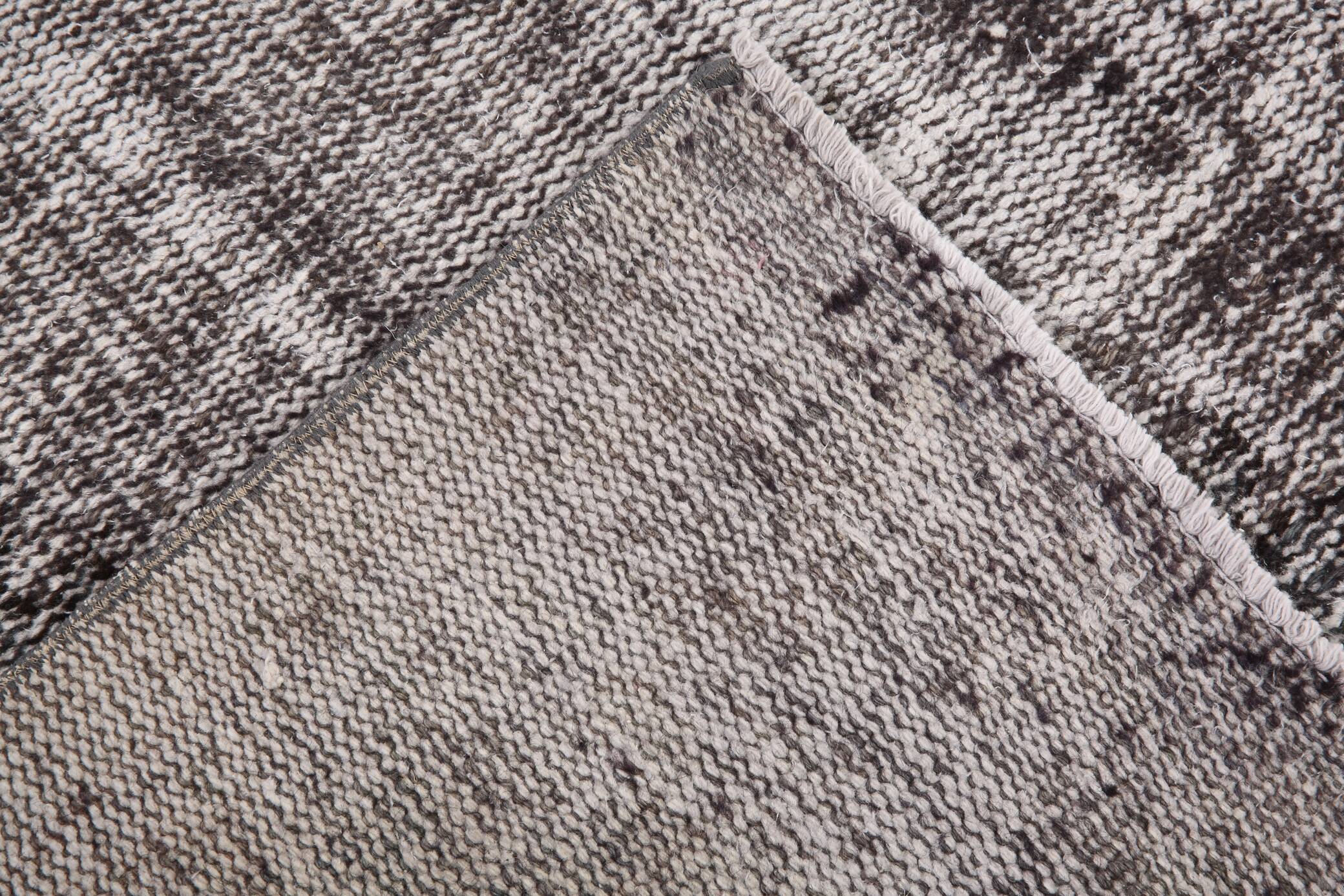 3x10 Rug For Hallway Gray Blue Turkish Vintage Runner Rug, 81x306Cm