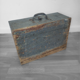 Old wooden tool box
