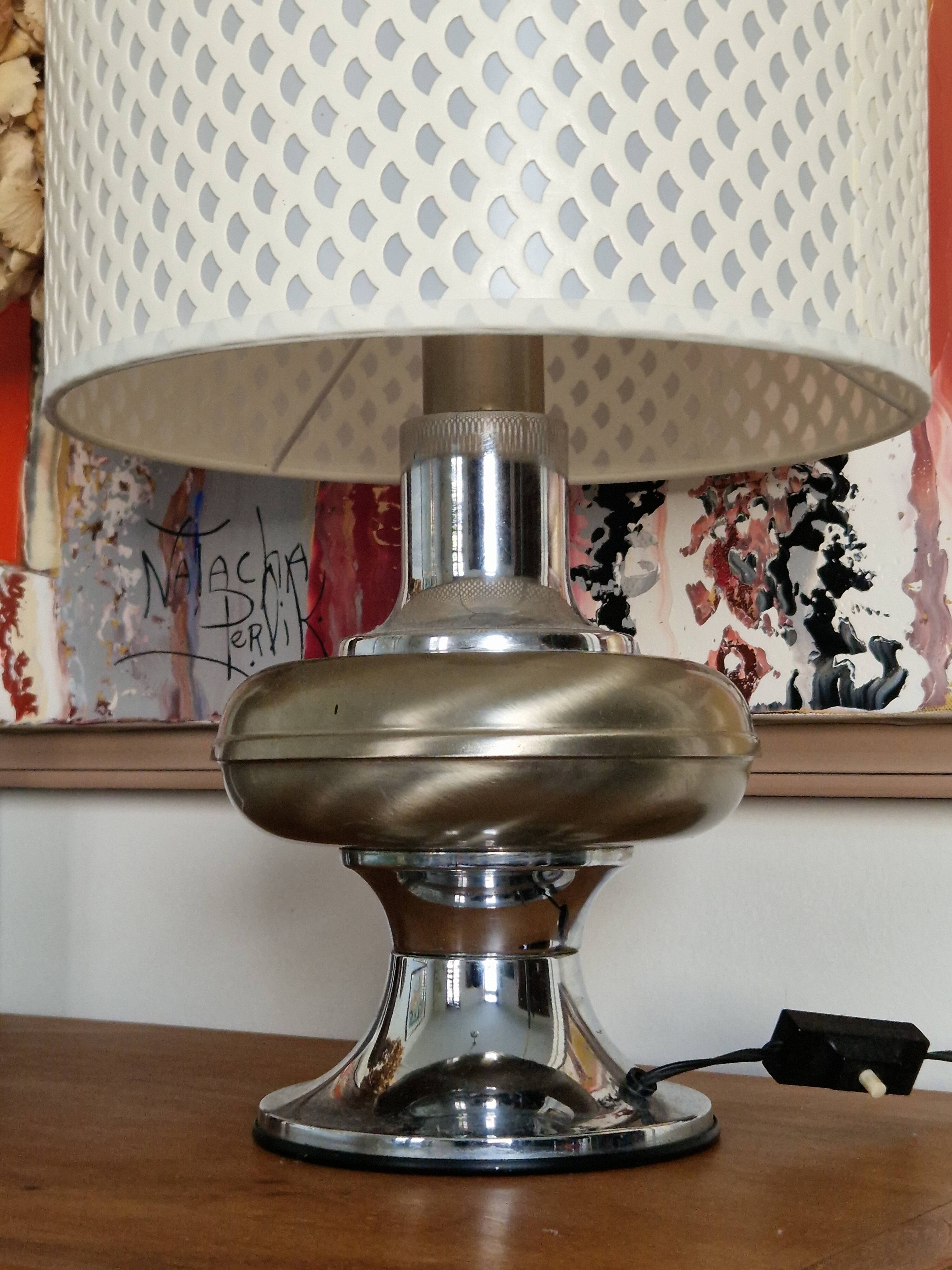 Chrome lamp 1970