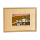 bold pastels in old photo - Brighton 1921