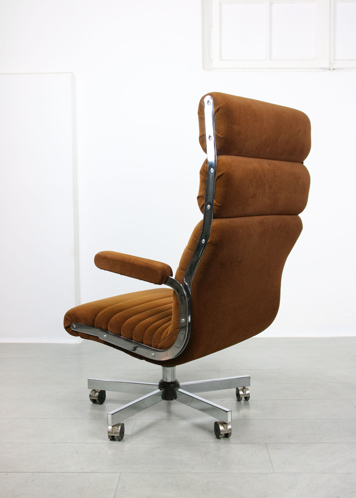 Chaise de direction vintage soft pad, années 80