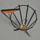 Umbrella metal black years 1960