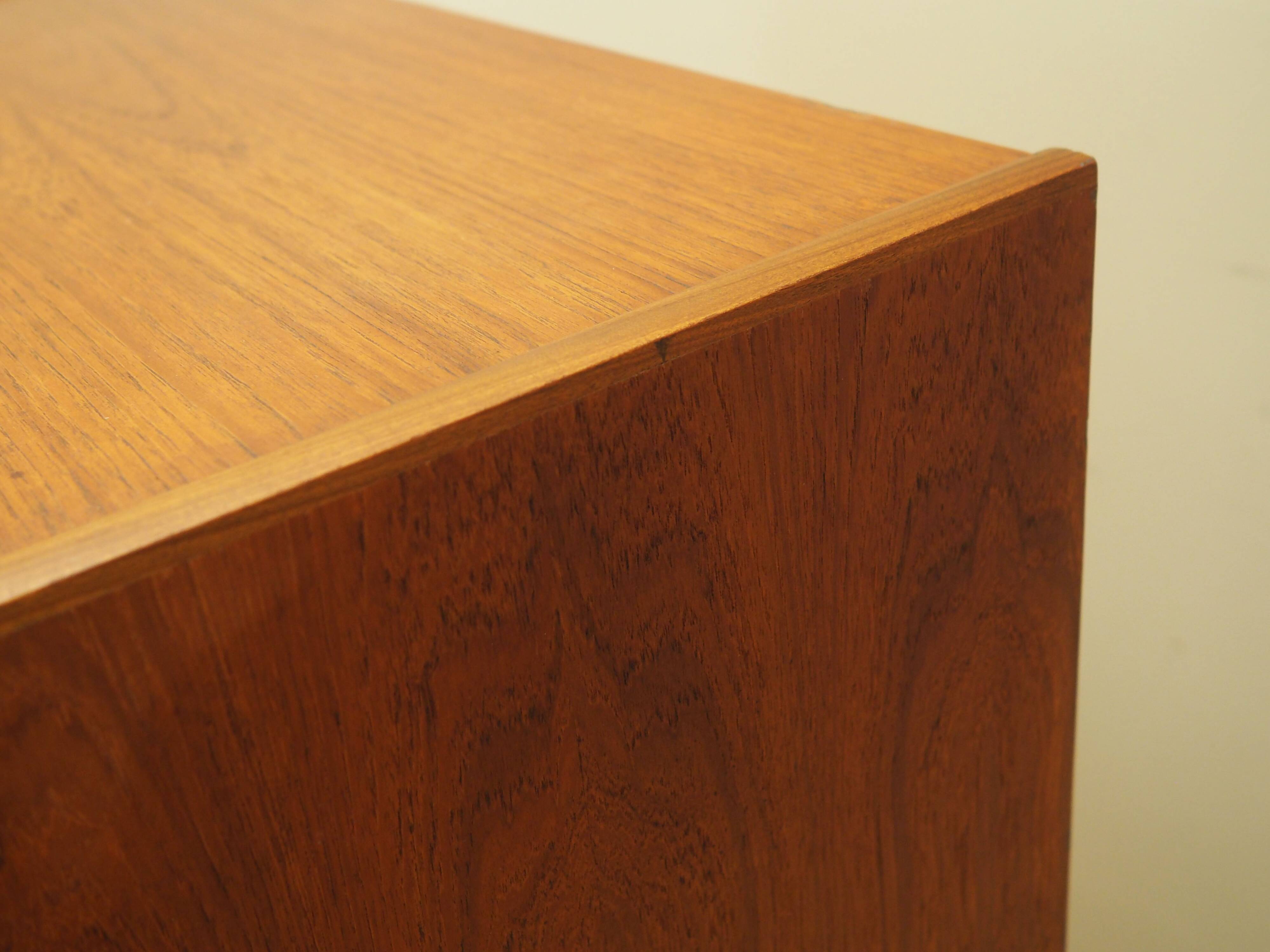 Teak chest of drawers, Danish design, 1970s, production: Denmark