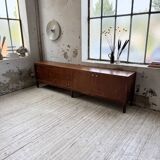 Enfilade teck XL années 60 constructiviste