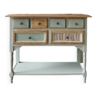 6 drawer console