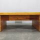 1960s Scandinavian Solid Pine Coffee Table Minimalist Design