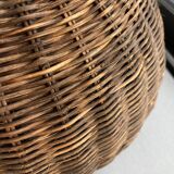Wicker lampshade