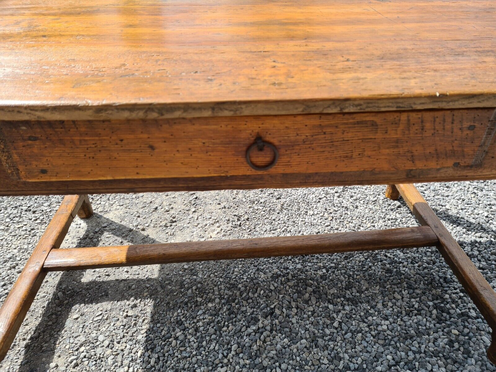 Oak farmhouse table