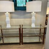Pair of side tables, 20th century