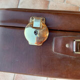 Antique leather suitcases