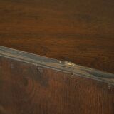 Modern Danish secretary, unique handmade oak, mid-20th century.