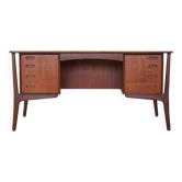 Mid-Century Danish Executive Teak Desk by Svend Aage Madsen