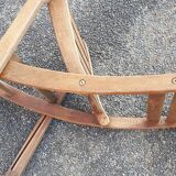 4 teak garden chairs
