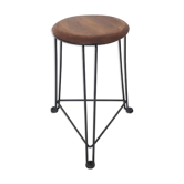 Tomado metal and wooden stool Model 550, The Netherlands