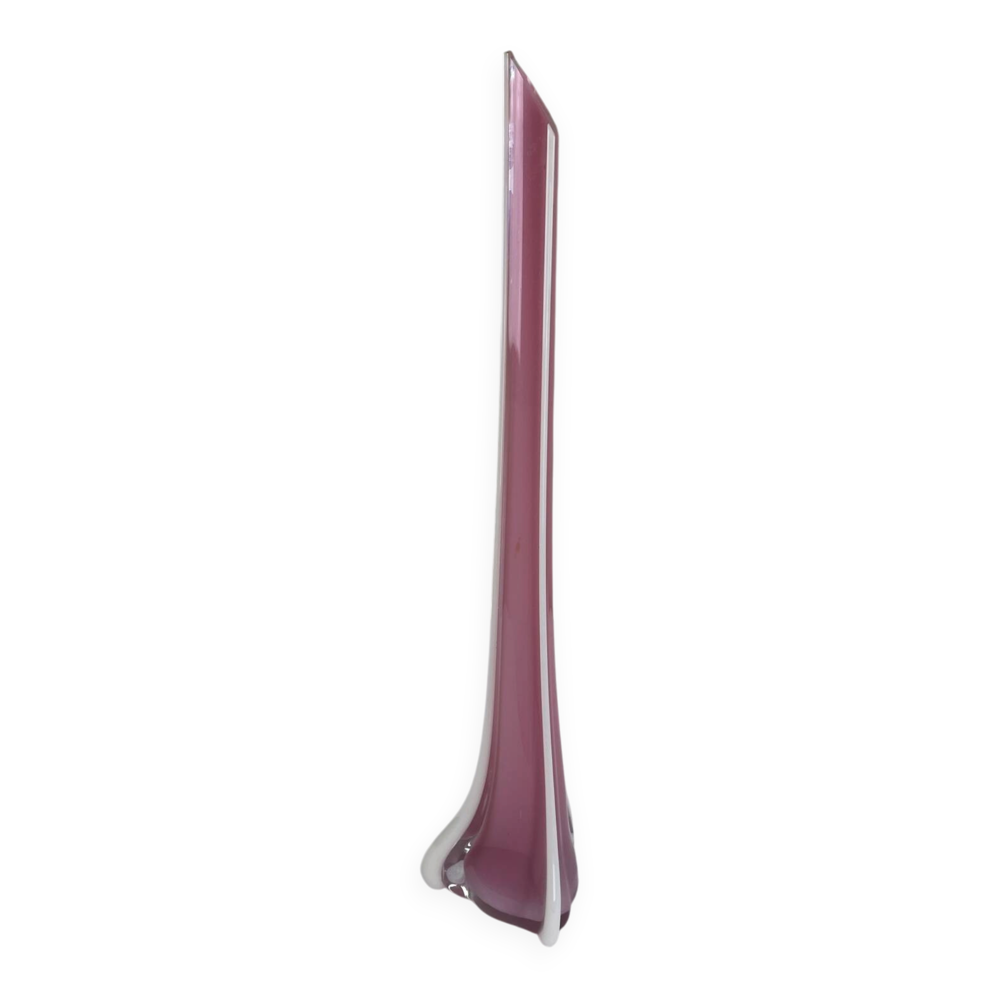Sculptural blown glass vase