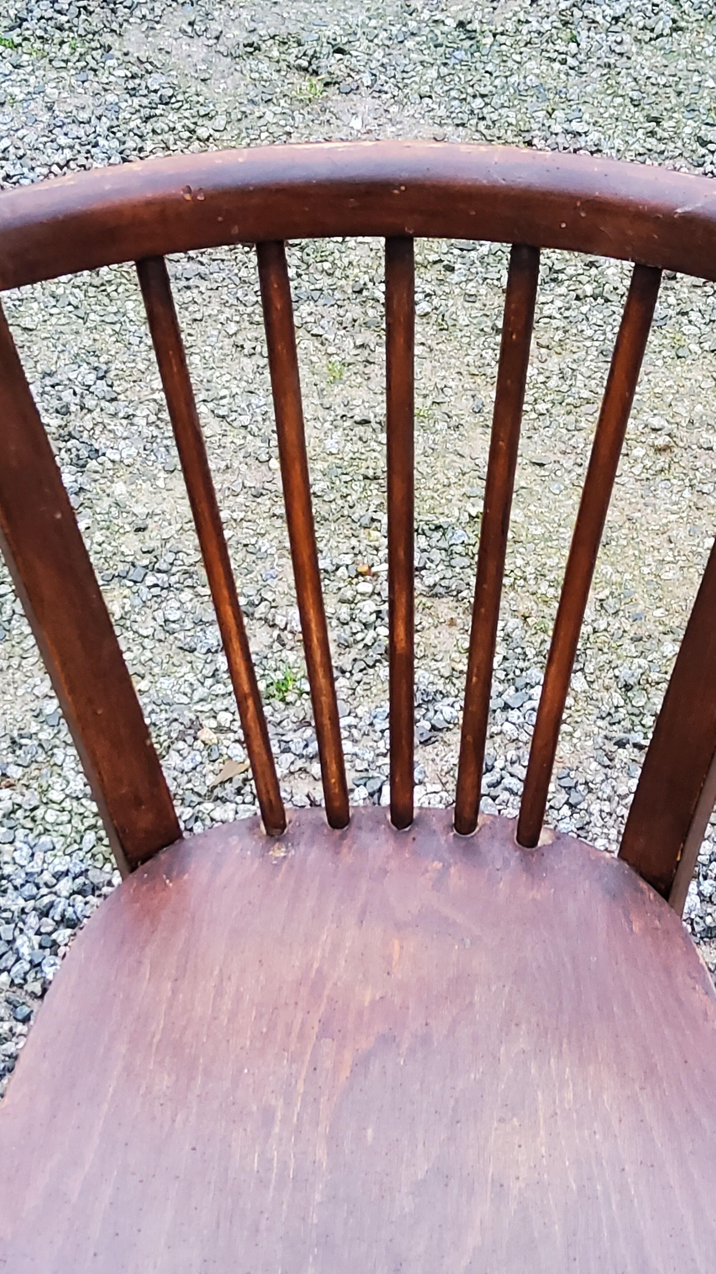 Set of 4 Baumann bistro chairs from the 50s stamped